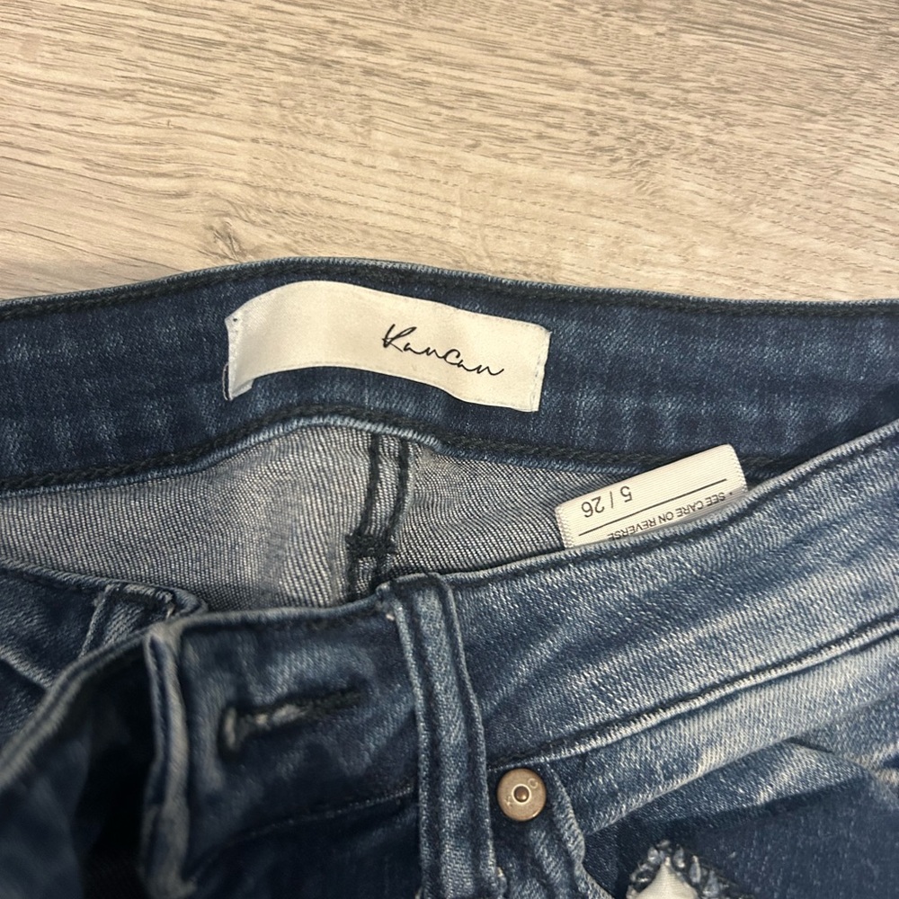 Distressed Blue Jeans - Picture 2 of 4